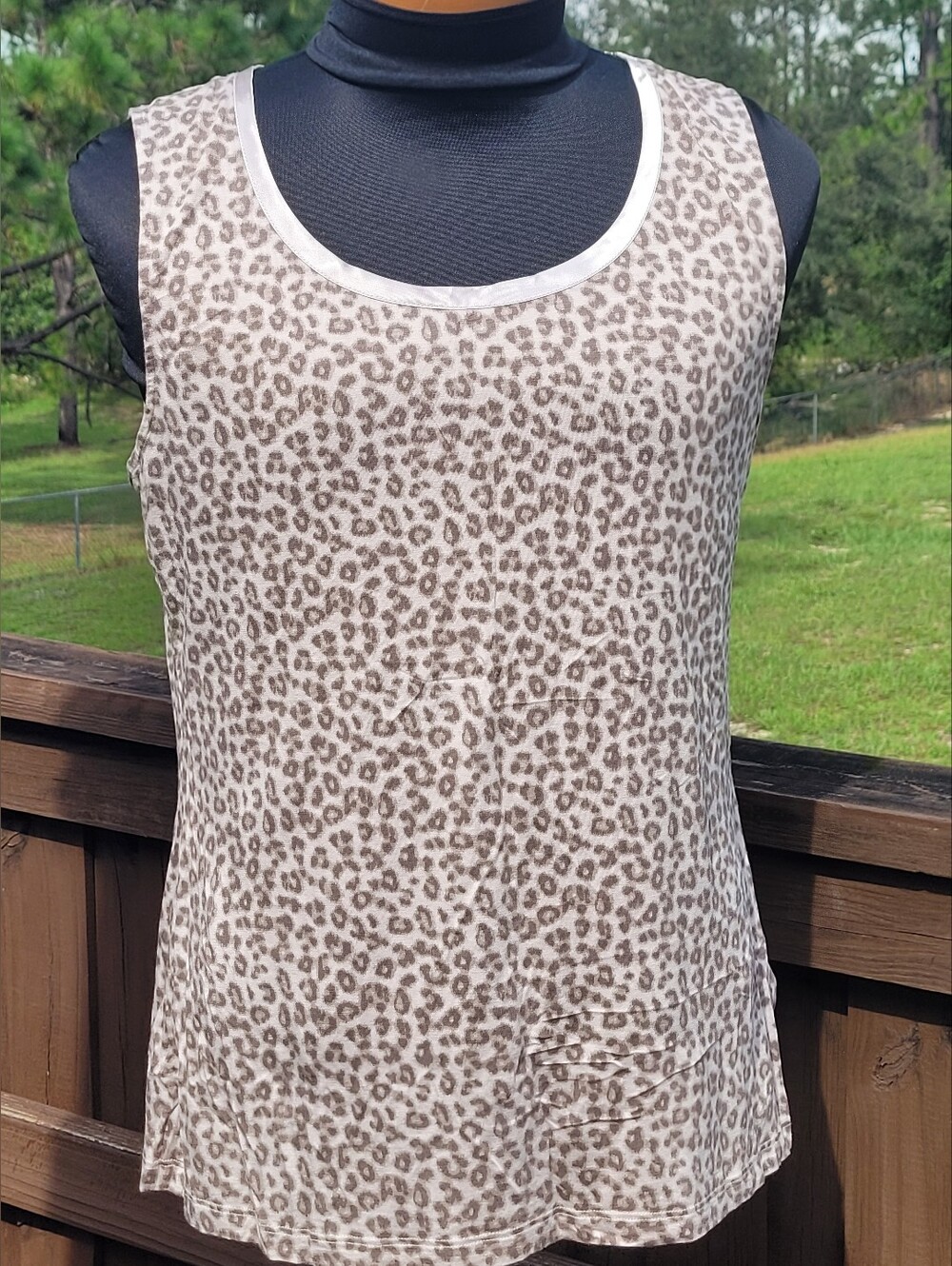 Banana Republic Leopard Print Tank Top ❤️ Size XL ~ New & Gorgeous!